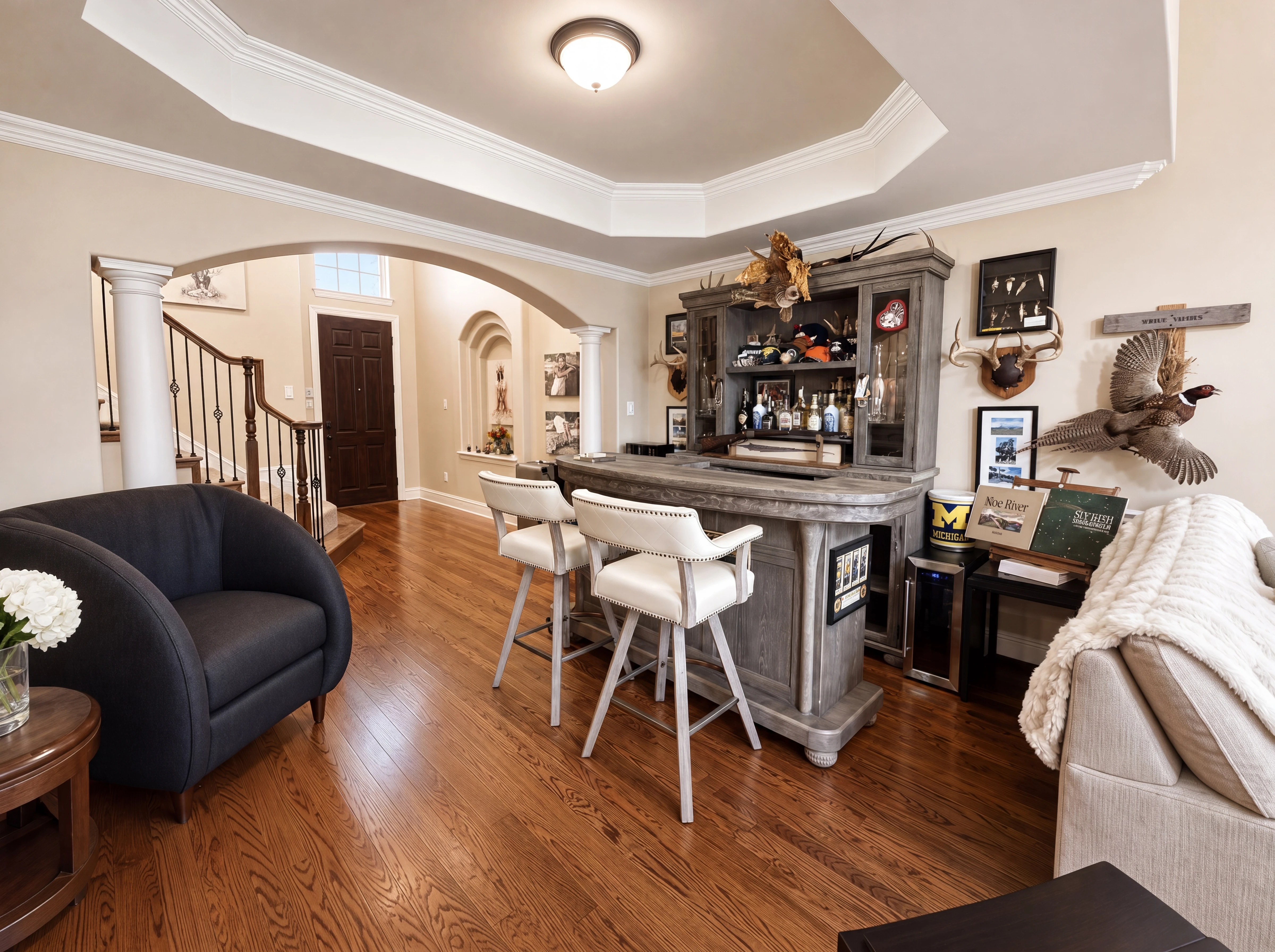 Living room middle view