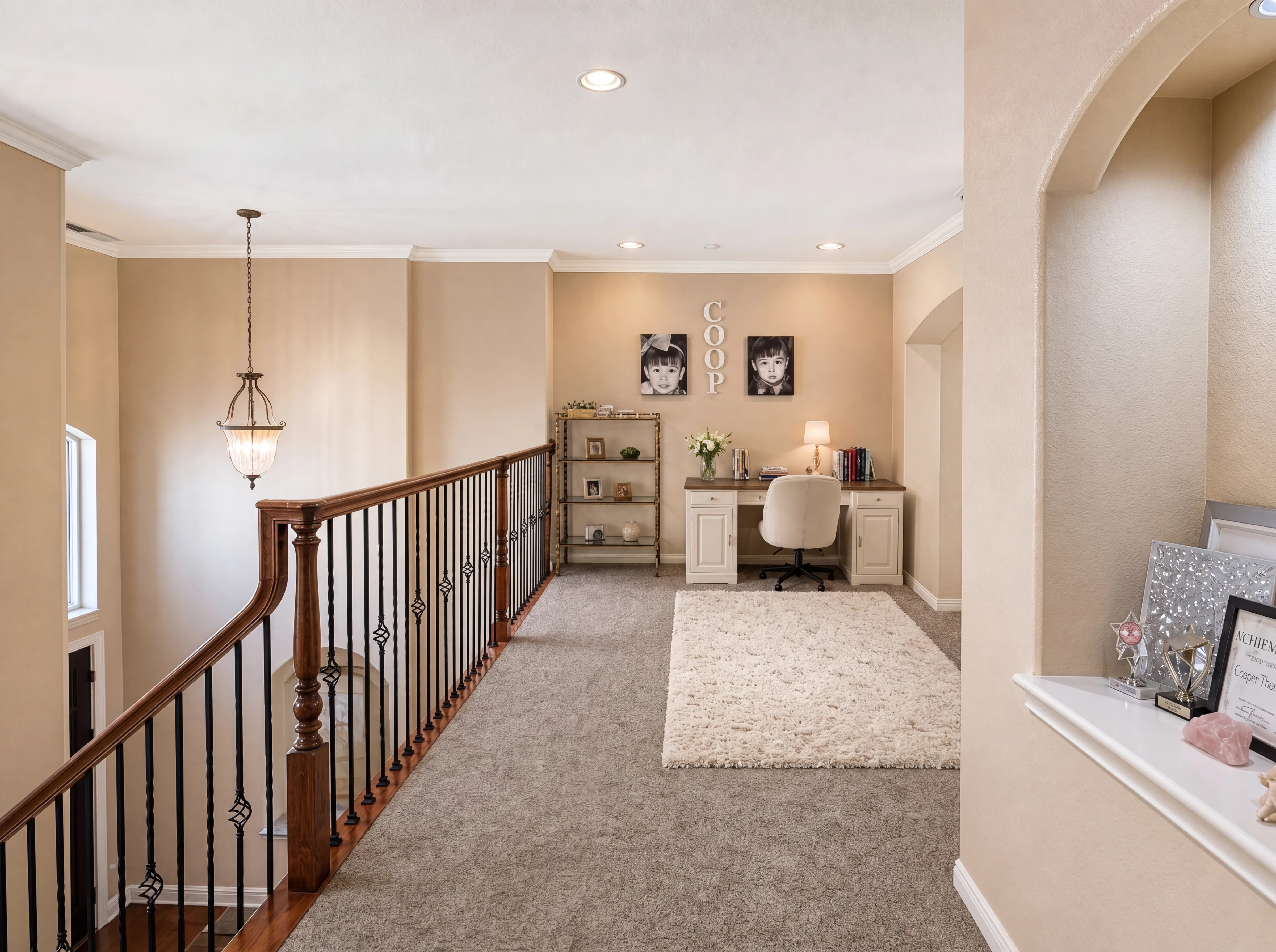 Upstairs loft / game room